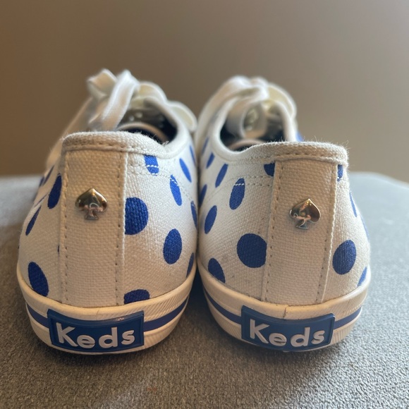 COPY - Kate Spade Blue Polka Dot Keds - Picture 6 of 8